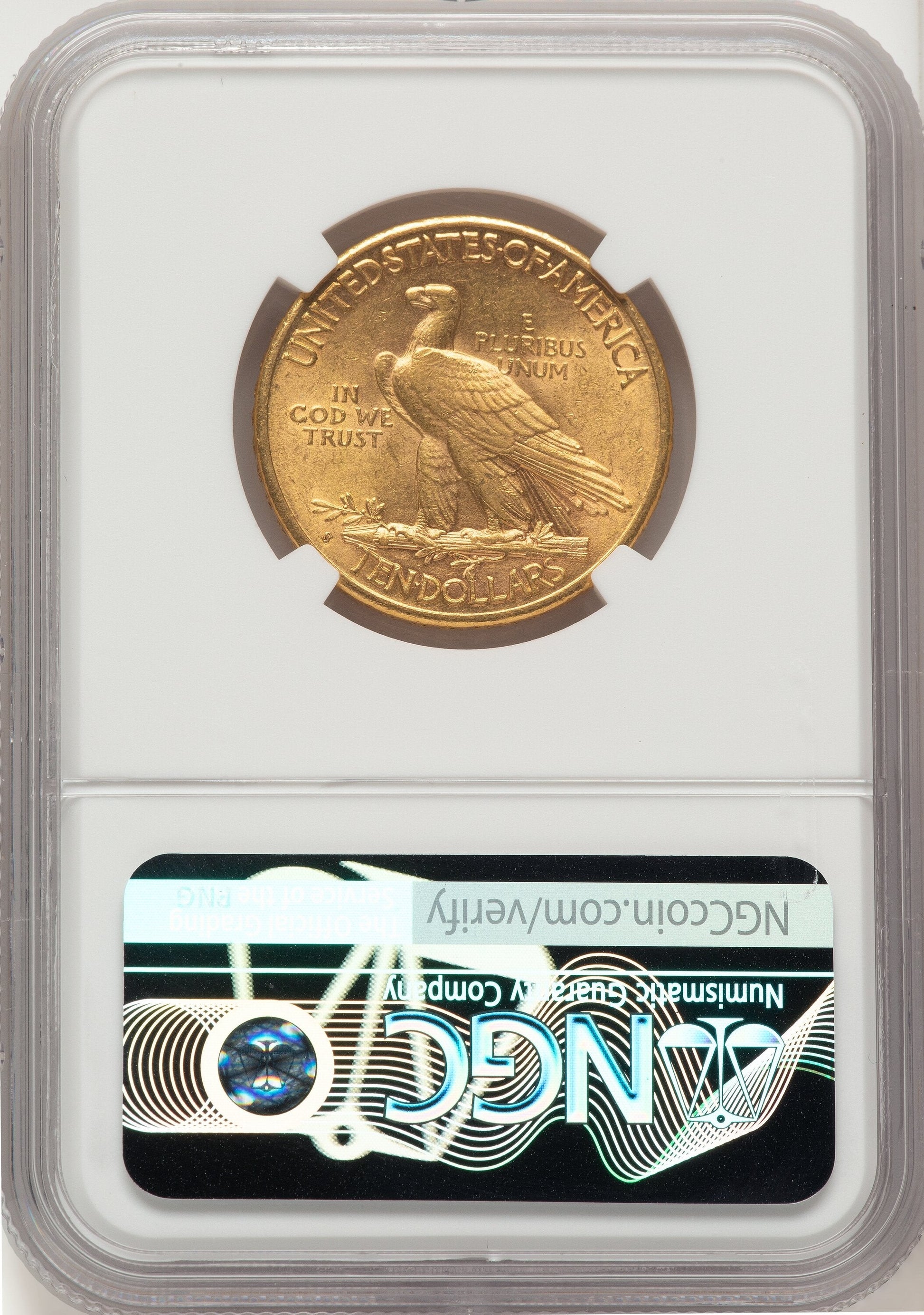 1909-S $10 Indian Eagle NGC AU58