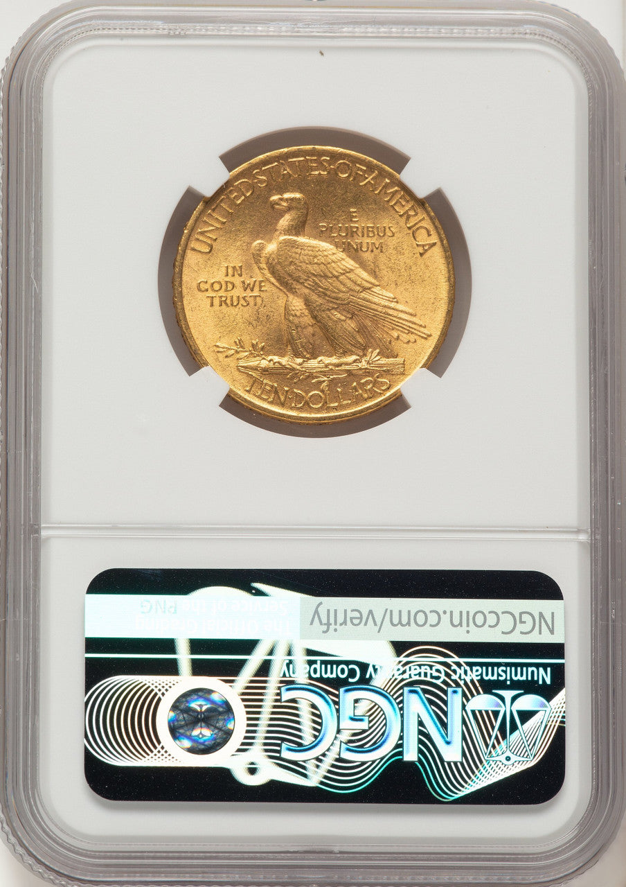 1910 $10 Indian Eagle NGC MS64