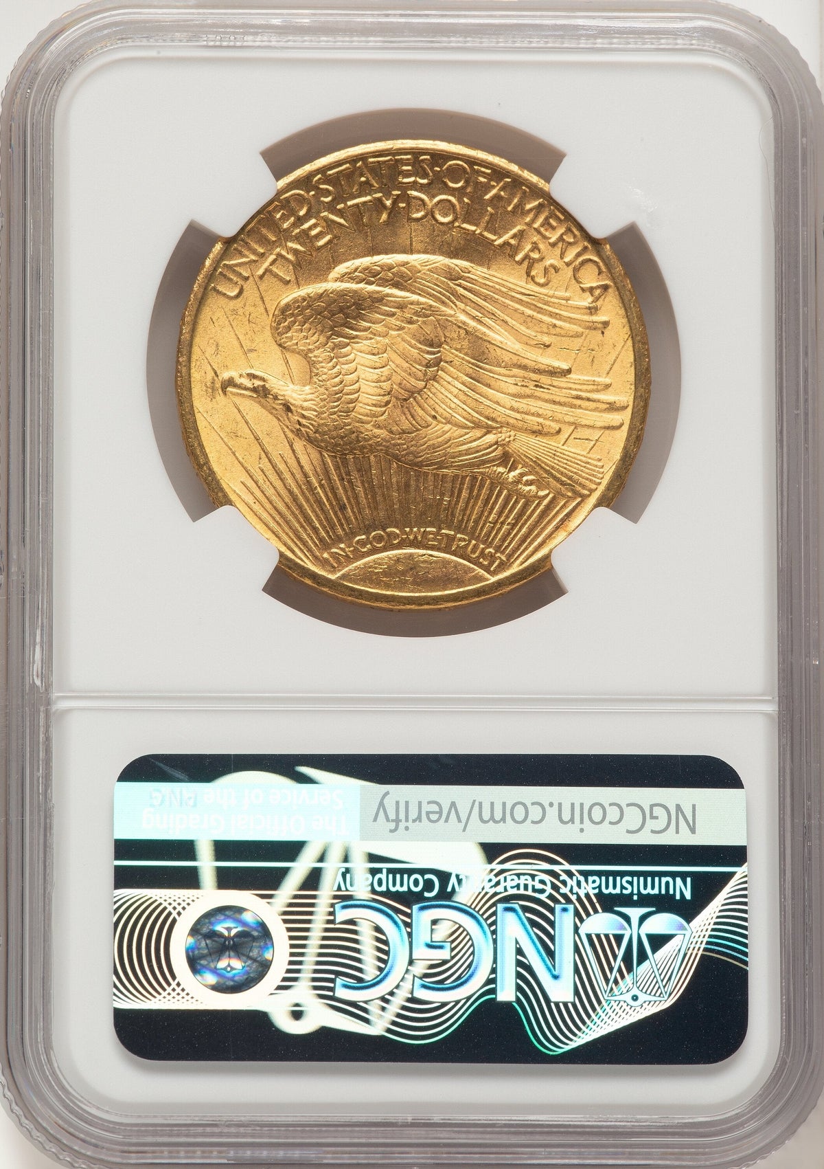 1914-S $20 Saint-Gaudens Double Eagle NGC MS65