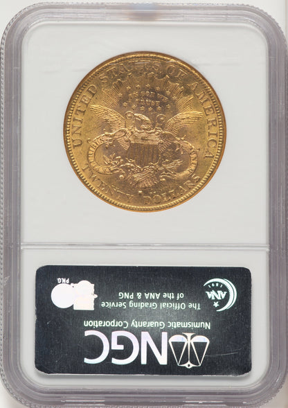 1883-S $20 Liberty Double Eagle NGC MS61