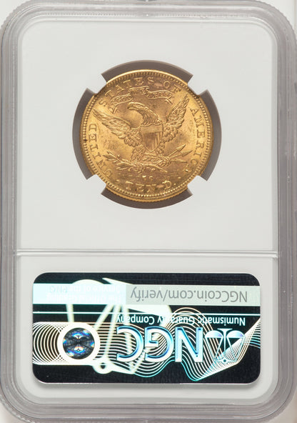 1891-CC $10 Liberty Eagle NGC MS60
