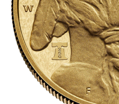 2026-W 1 oz Proof Gold Buffalo AD Liberty Bell CAC PR70 (1776-2026) Red Book