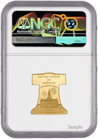 2026-P Freedom Ringing Liberty Bell 1/2 oz Gold Coin FDI NGC PF69 Congress