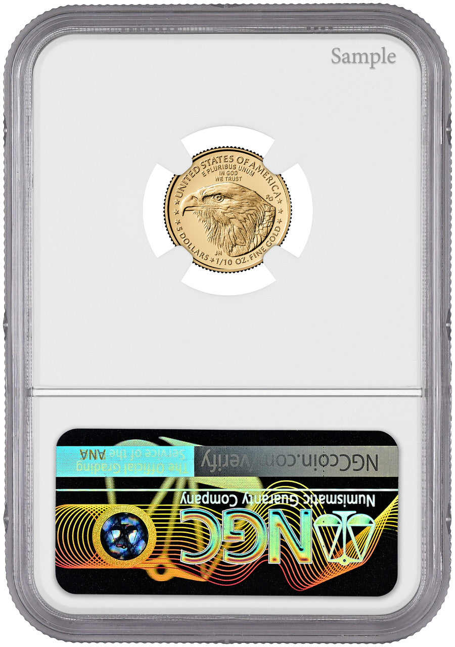 2026-W 1/10 oz Proof Gold Eagle 250 Liberty Bell FDI NGC PF70 (1776-2026) Red Book