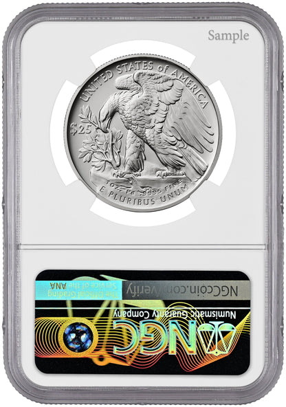 2026-W (1776-2026) $25 Dual Date Liberty Bell Privy Palladium Eagle AR NGC MS70 Congress