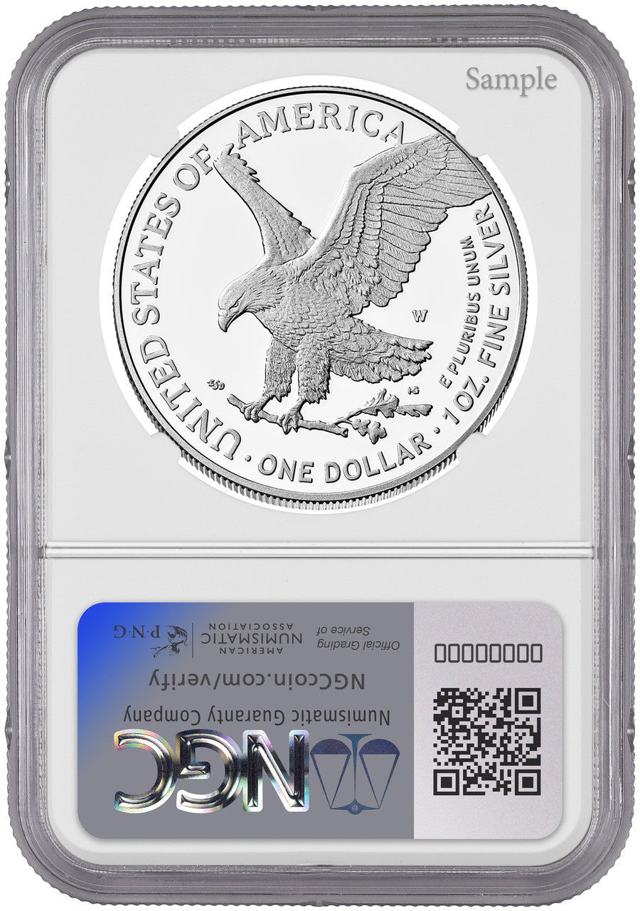 2026 W Silver Eagle Liberty Bell 250 Privy FDI PF70 NGC Bressett (1776–2026)