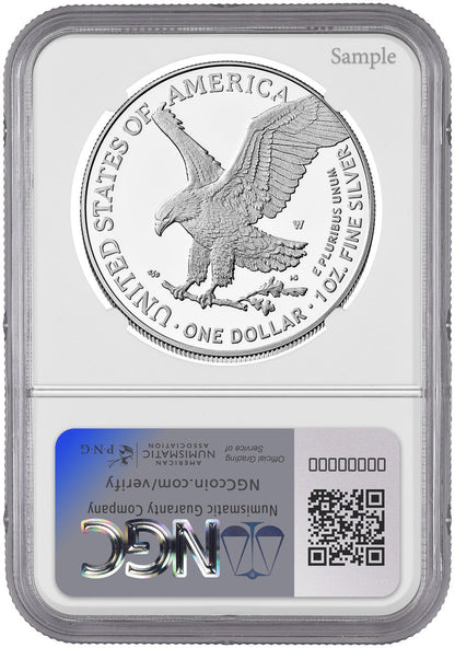 2026 W Silver Eagle Liberty Bell 250 Privy FDI PF70 NGC Bressett (1776–2026)