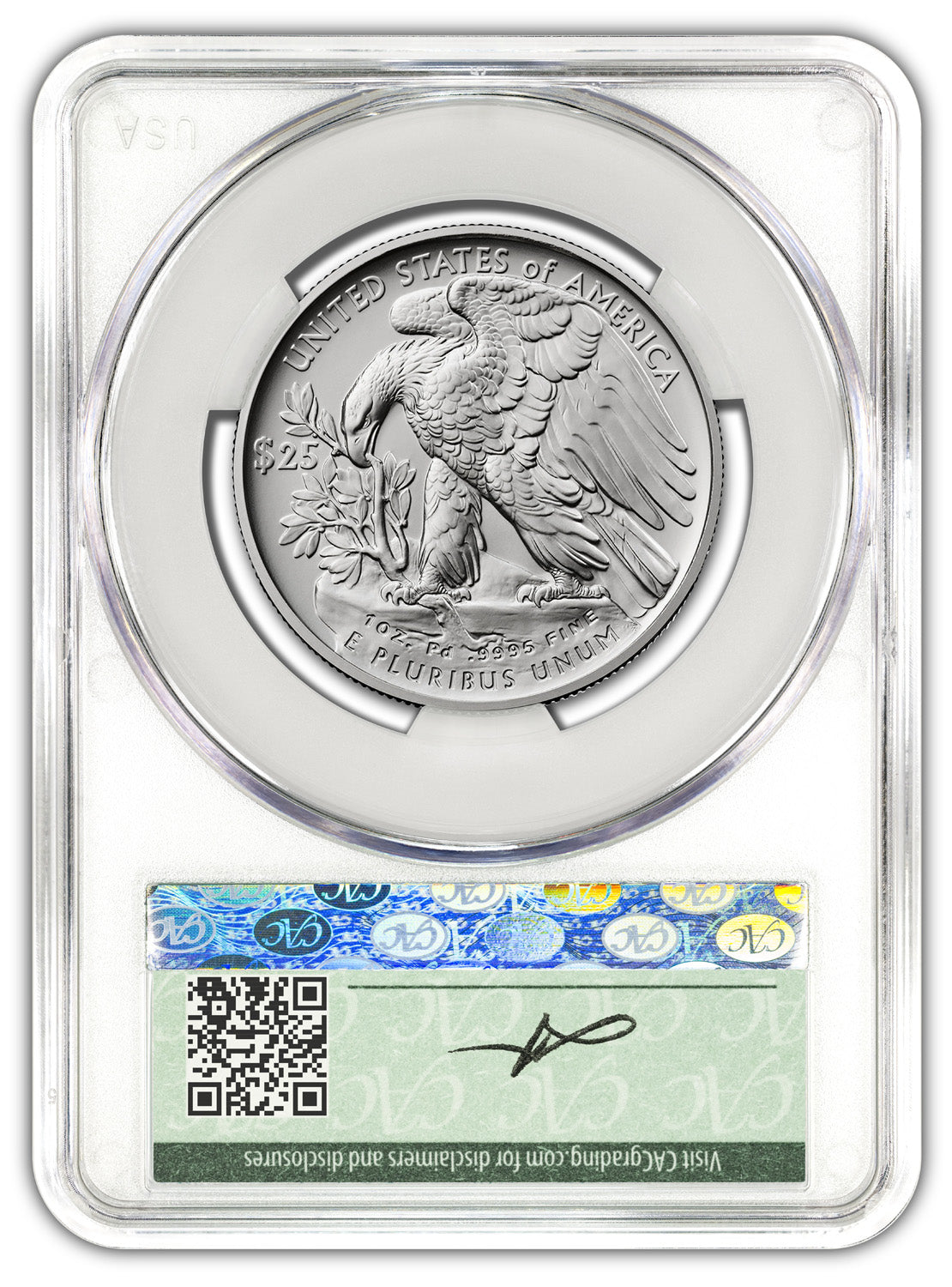 2026-W (1776-2026) $25 Dual Date Liberty Bell Privy Palladium Eagle FDD CAC MS70 Founders
