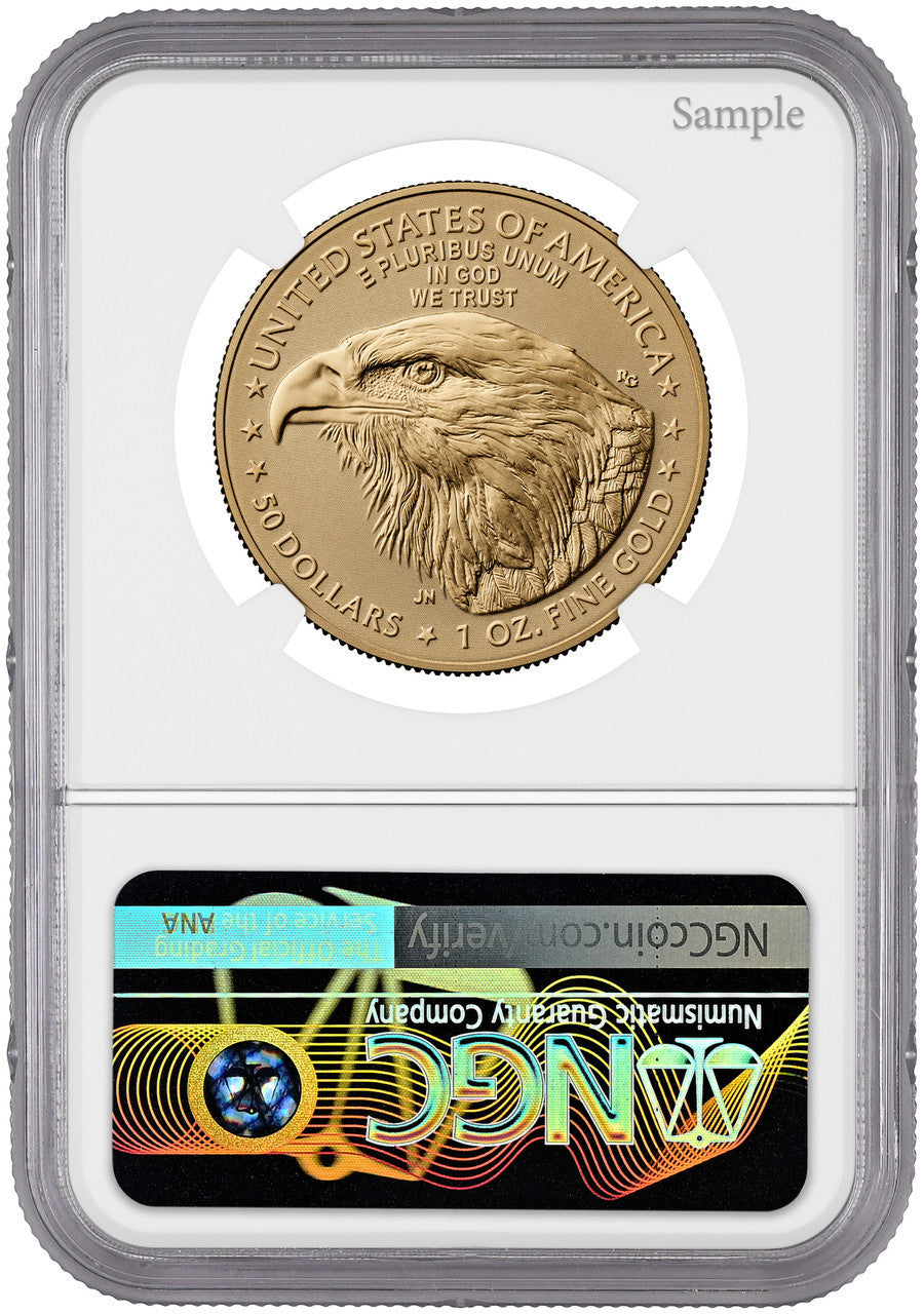 2026-W 1 oz Enhanced Gold Eagle 250 AR NGC MS70 (1776-2026)