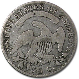 1818 Capped Bust Quarter - VG Details