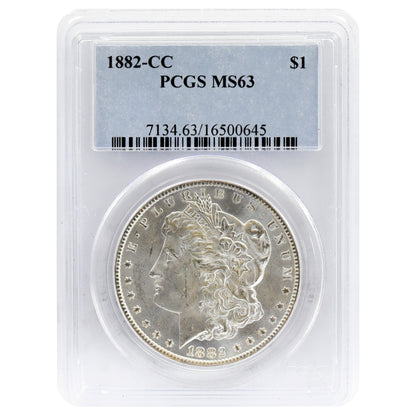 1882-CC MS63 Morgan Dollar PCGS