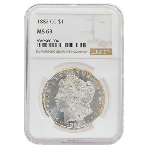 1882-CC Morgan Dollar MS63 NGC