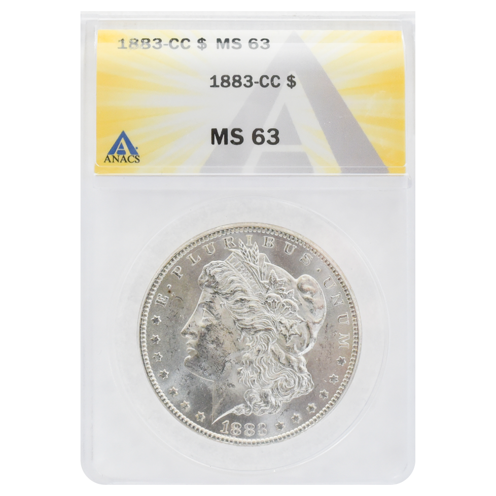 1883-CC Morgan Dollar MS63 ANACS