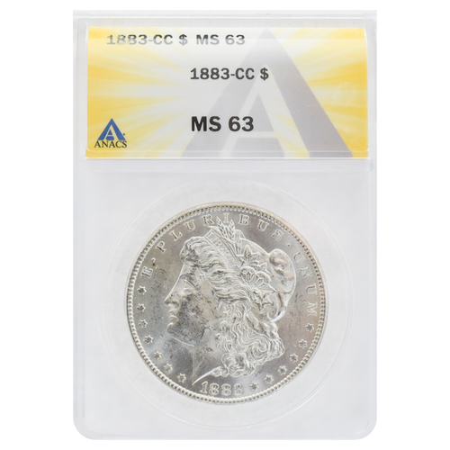 1883-CC Morgan Dollar MS63 ANACS