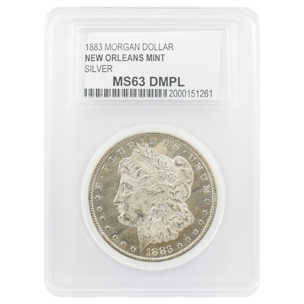 1883-O Morgan Dollar MS63 DMPL PCC