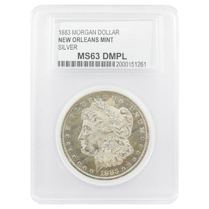 1883-O Morgan Dollar MS63 DMPL PCC