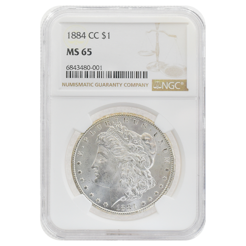 1884-CC Morgan Dollar MS65 NGC