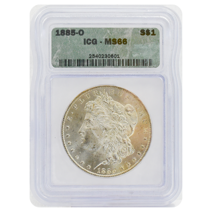 1885-O Morgan Dollar MS66