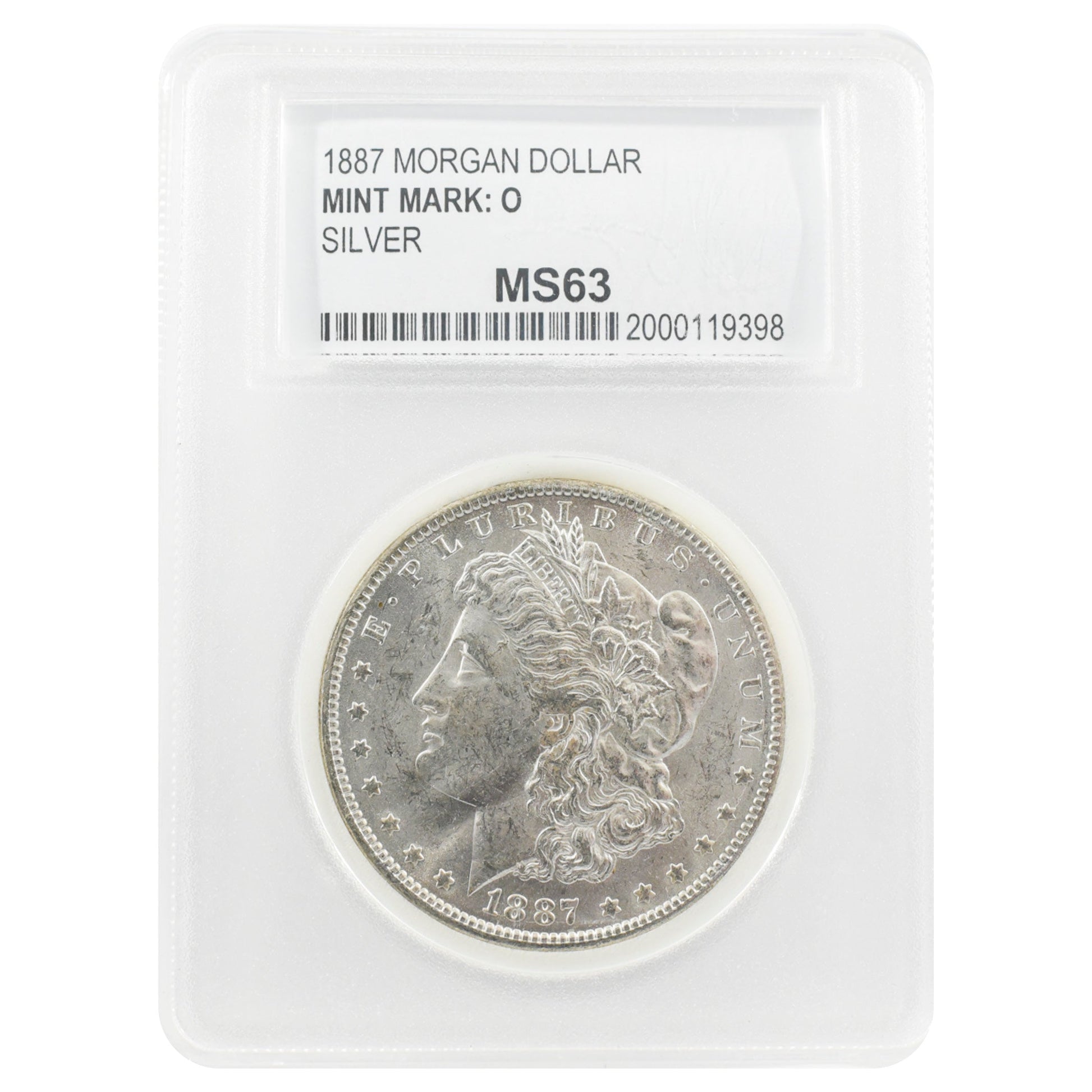 1887-O Morgan Dollar MS63 PCC