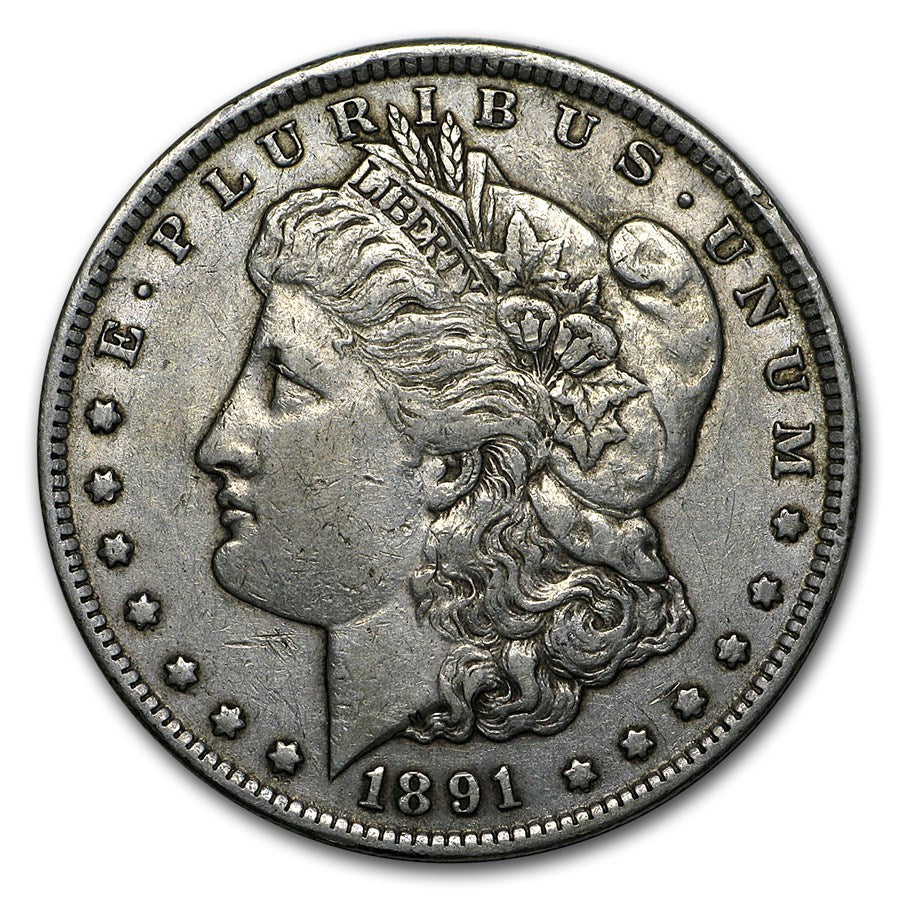 1891-CC Morgan Silver Dollar - XF