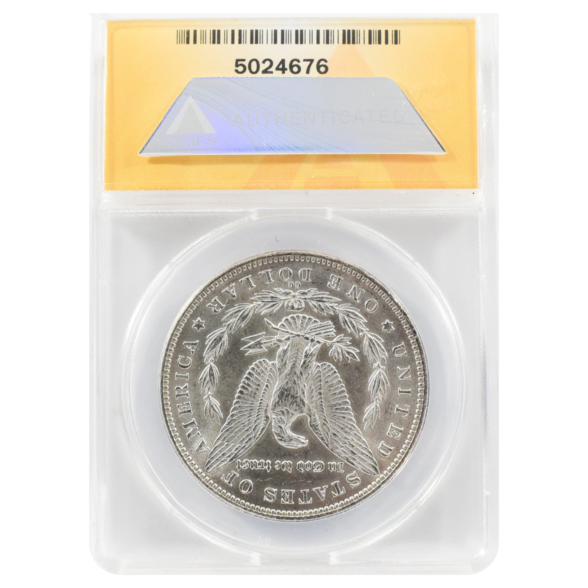 1891-CC Morgan Dollar MS61 ANACS