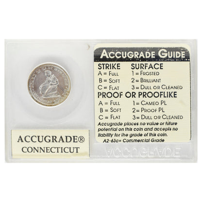1893 Isabella Commemorative Quarter Unc64 Accugrade