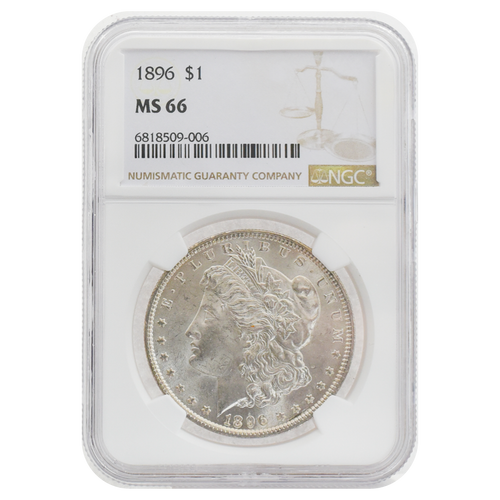1896 Morgan Dollar MS66 NGC