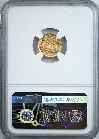 1917 McKinley Classic Commemorative Gold Dollar G$1 NGC MS61PL - Prooflike