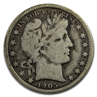1905-O Barber Half Dollar - Fine