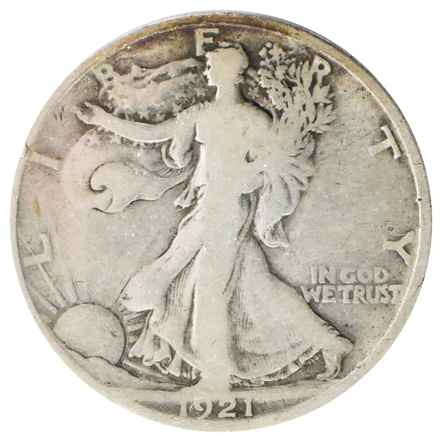 1921-D Walking Liberty half, G6