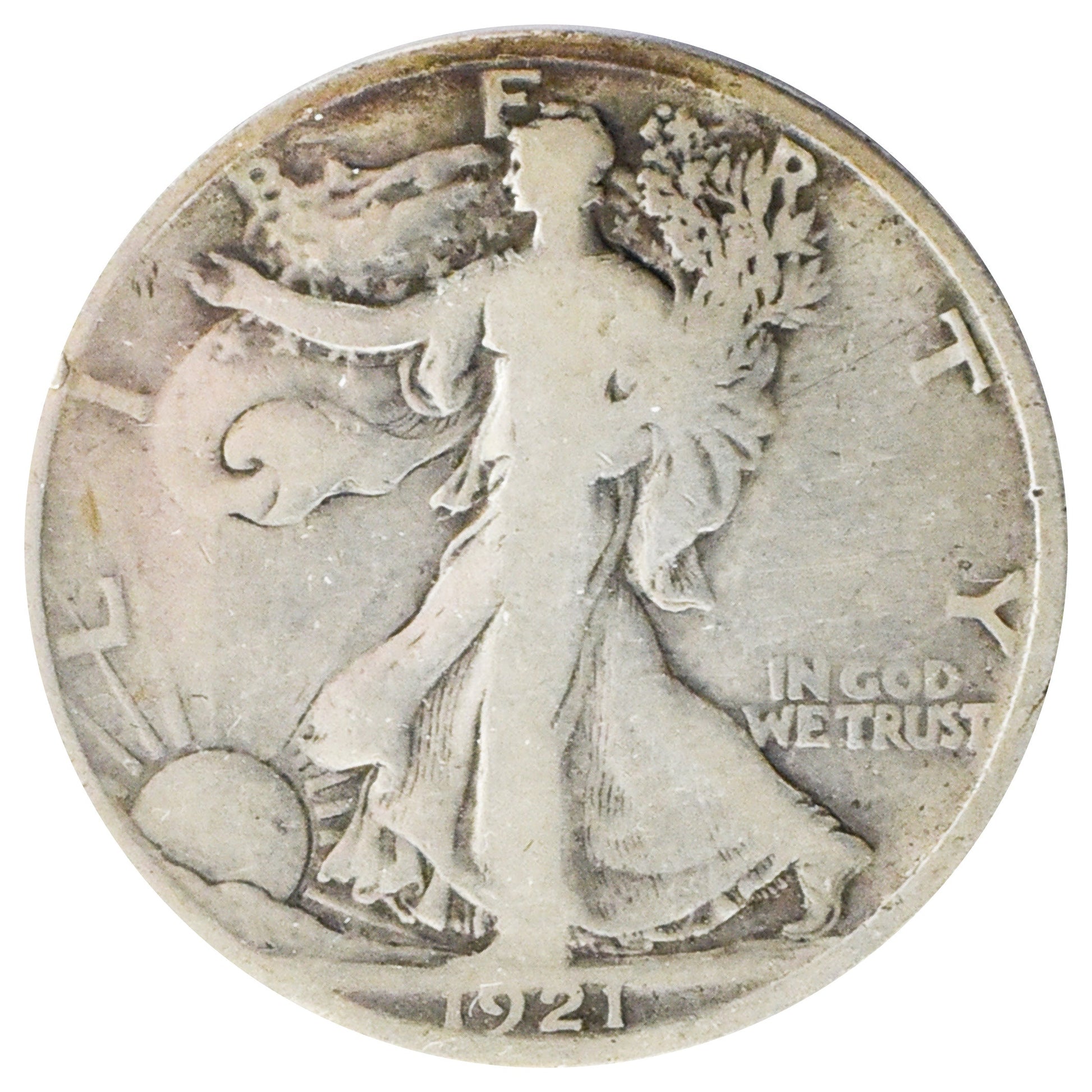 1921-D Walking Liberty half, G6