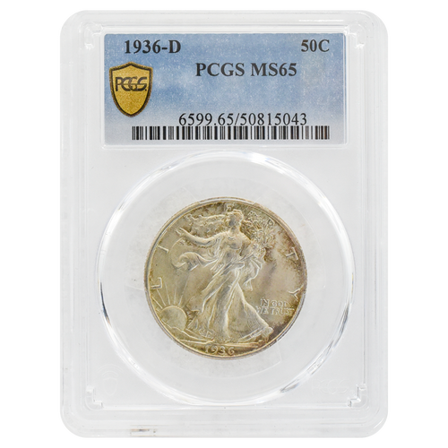 1936-D Walking Liberty Half Dollar MS65 PCGS