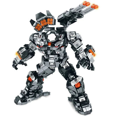 Transforming Super Heroes Steel Mecha Robot Bricks Toy