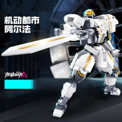 Transformed Super Mecha Arthur Robot Warrior Bricks Toy