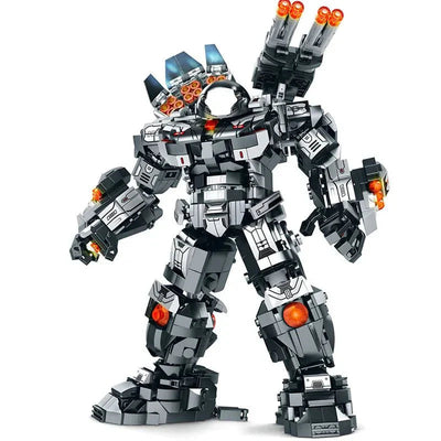 Transforming Super Heroes Steel Mecha Robot Bricks Toy