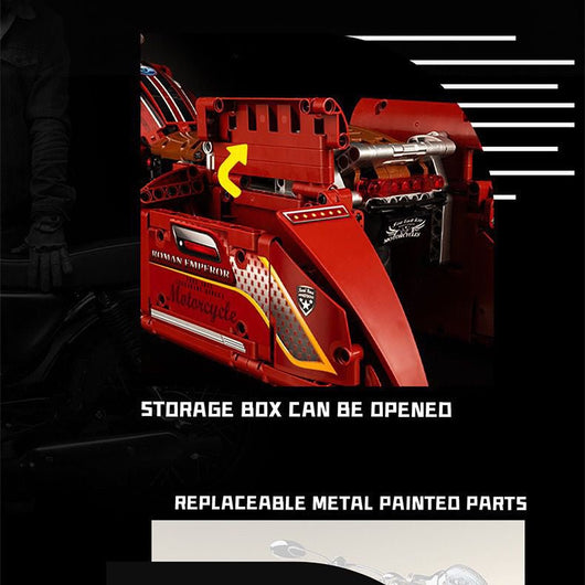 Red Custom Chopper