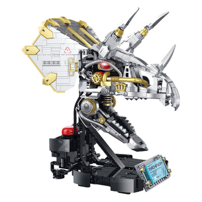 Cyber Triceratops Head