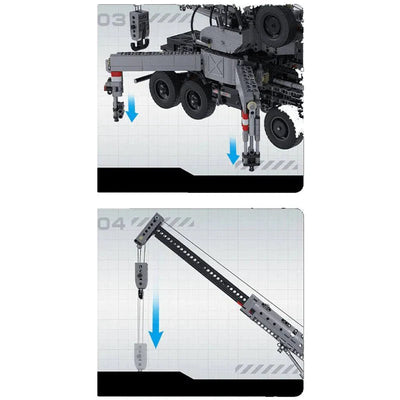 Armored Military Crane Truck