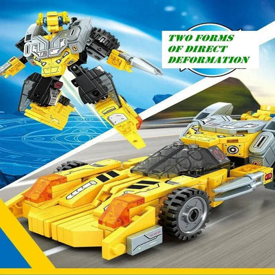 Mechanical Transformation Truck Car Robot Bricks Toy