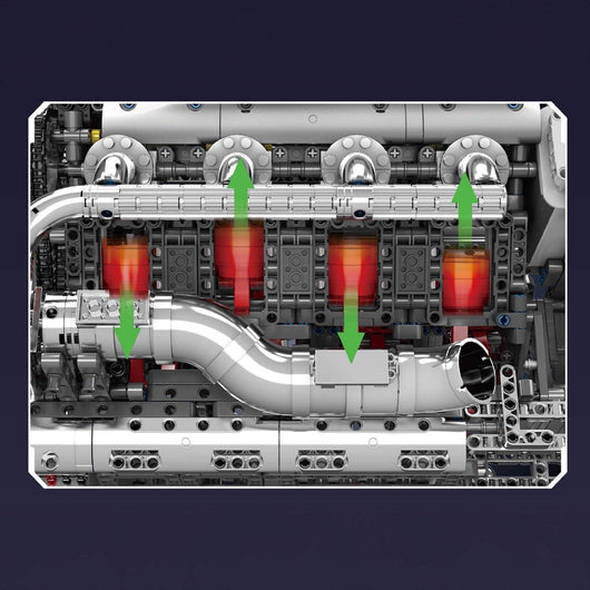 5.5L AMG V8 Engine & Gearbox