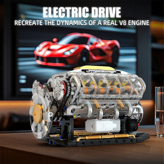 Functional V8 Engine Model
