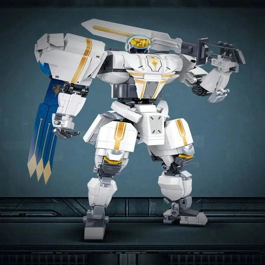 Transformed Super Mecha Arthur Robot Warrior Bricks Toy