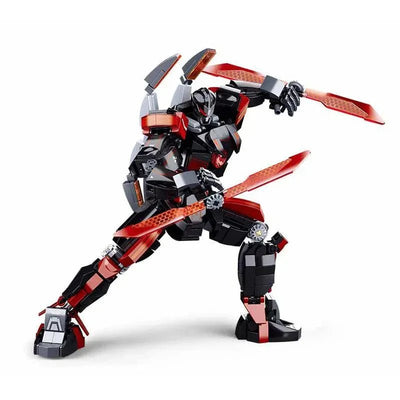 Dark Wanderer Transformed Mech Robot Warrior Bricks Toy