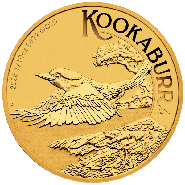 2026 1/10 OZ GOLD KOOKABURRA BU