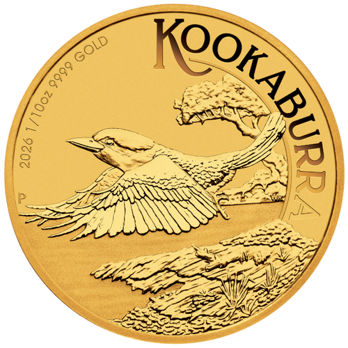 2026 1/10 OZ GOLD KOOKABURRA BU