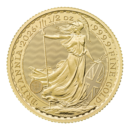 2026 1/2 oz Great Britian Gold Britannia BU