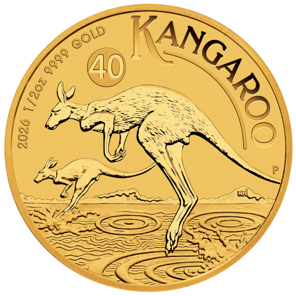 2026 1/2 OZ AUSTRALIAN GOLD KANGAROO BU