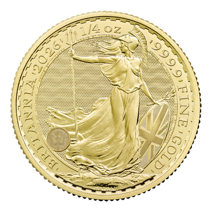 2026 1/4 oz Great Britain Gold Britannia BU