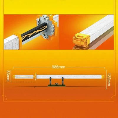Demon Slayer Zenitsu Katana Sword Bricks Toy