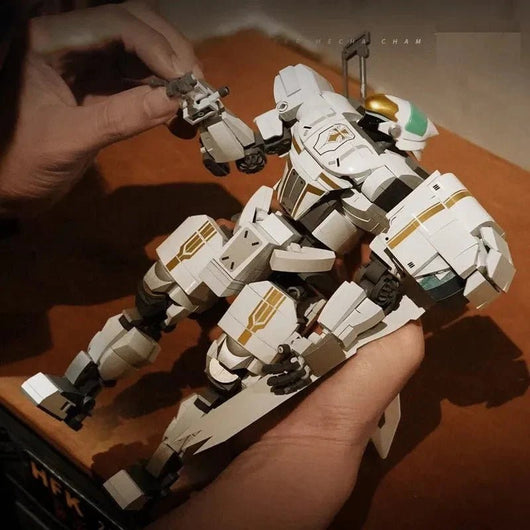 Transformed Super Mecha Arthur Robot Warrior Bricks Toy